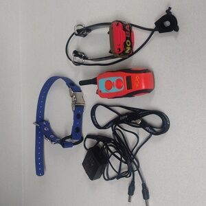 Dog Training Collar Set with Remote - Blue and Red